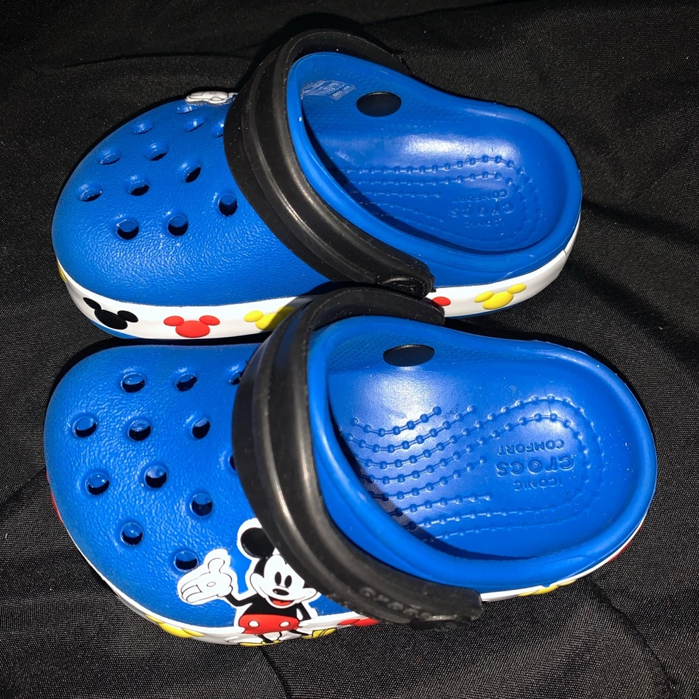 Mickey Mouse Baby Crocs size 4